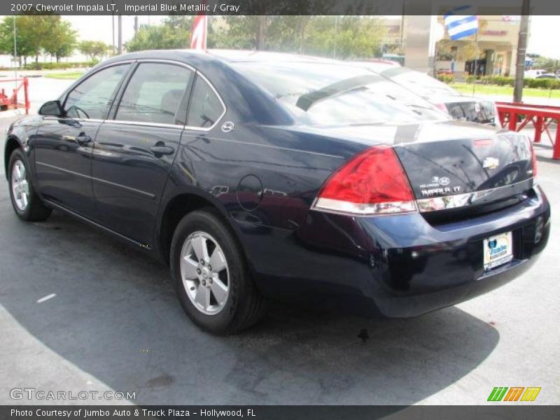 Imperial Blue Metallic / Gray 2007 Chevrolet Impala LT