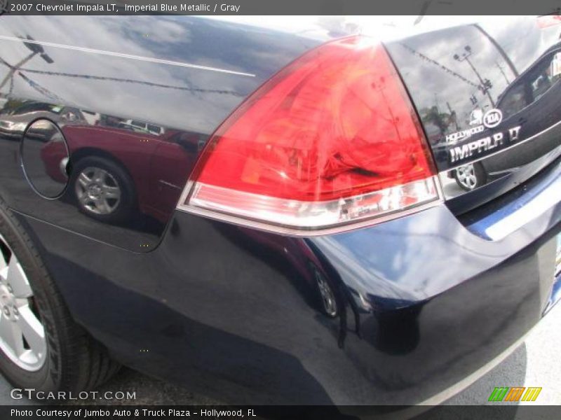 Imperial Blue Metallic / Gray 2007 Chevrolet Impala LT