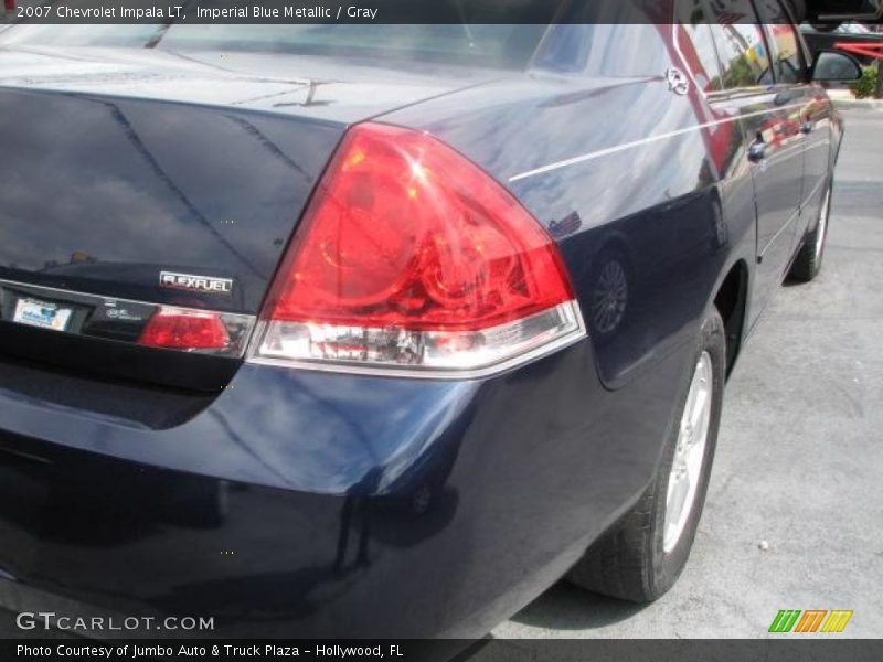 Imperial Blue Metallic / Gray 2007 Chevrolet Impala LT