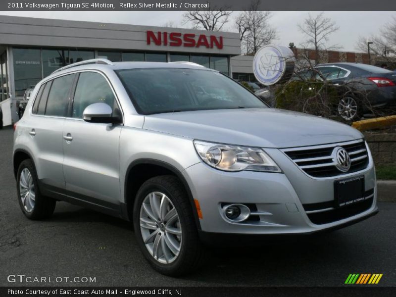 Reflex Silver Metallic / Charcoal 2011 Volkswagen Tiguan SE 4Motion