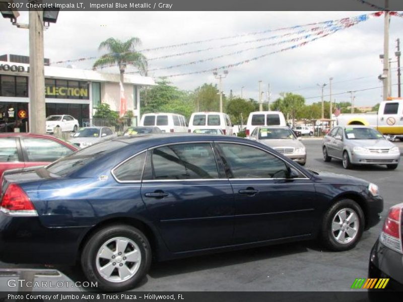 Imperial Blue Metallic / Gray 2007 Chevrolet Impala LT