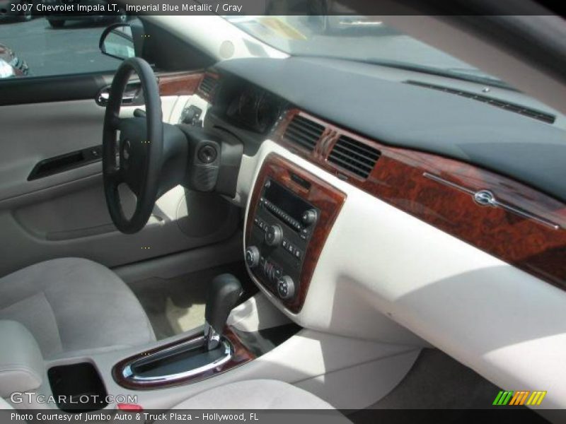 Imperial Blue Metallic / Gray 2007 Chevrolet Impala LT