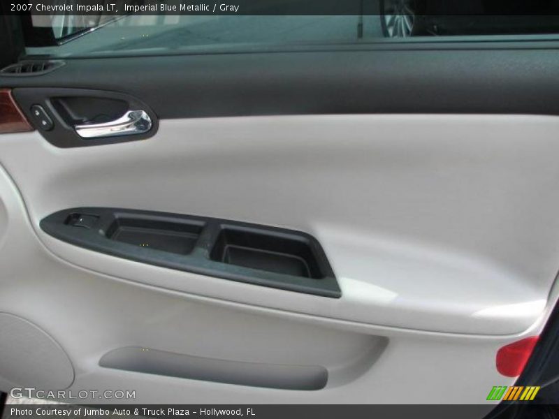 Imperial Blue Metallic / Gray 2007 Chevrolet Impala LT