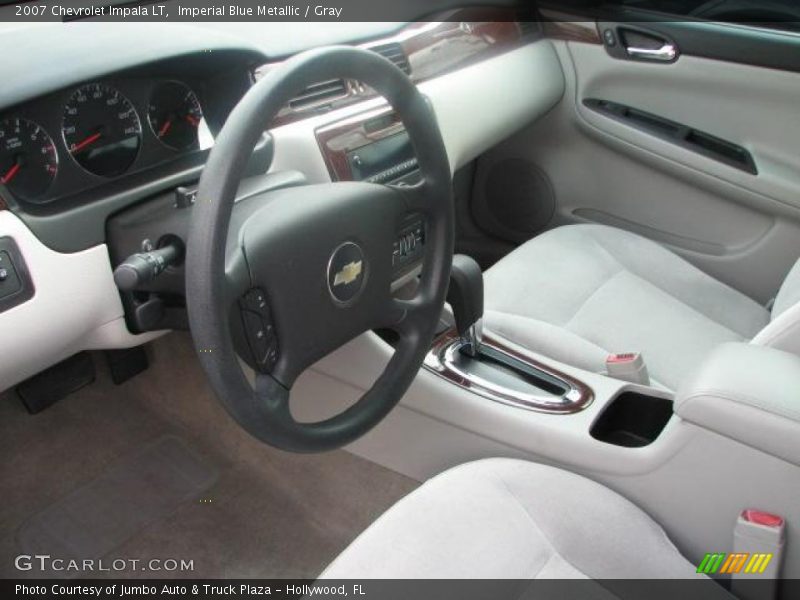 Imperial Blue Metallic / Gray 2007 Chevrolet Impala LT