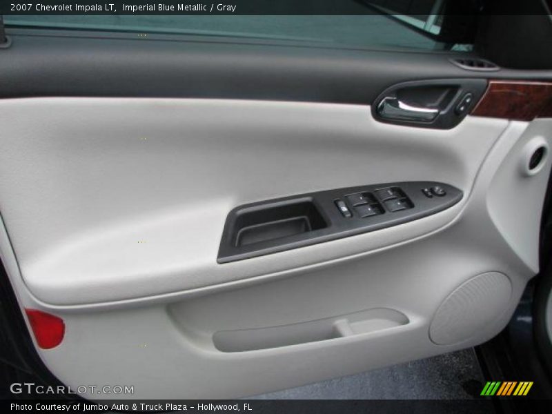 Imperial Blue Metallic / Gray 2007 Chevrolet Impala LT