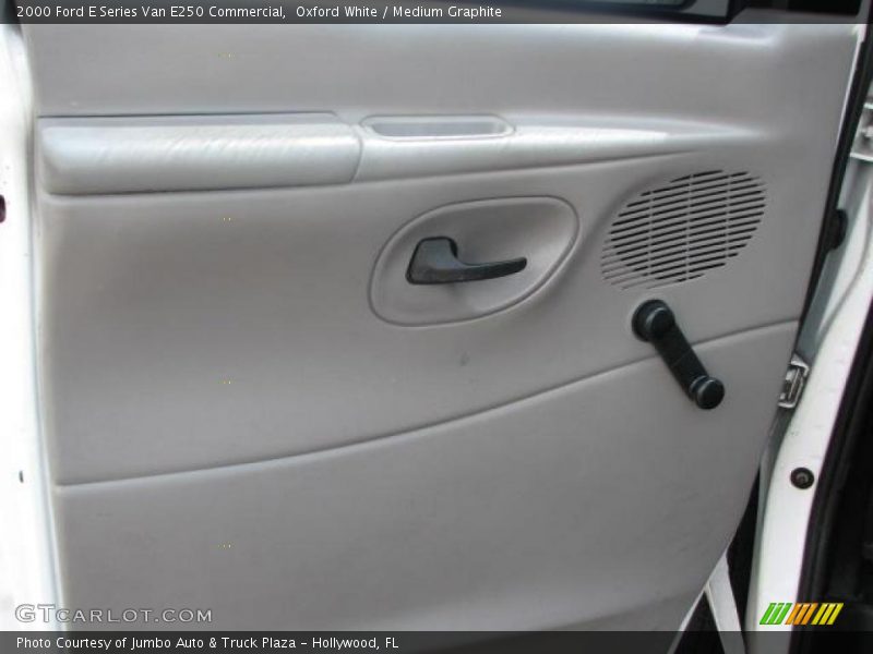 Oxford White / Medium Graphite 2000 Ford E Series Van E250 Commercial