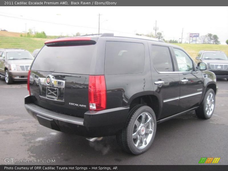 Black Raven / Ebony/Ebony 2011 Cadillac Escalade Premium AWD