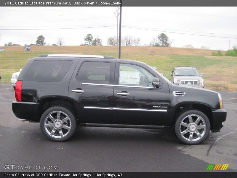 Black Raven / Ebony/Ebony 2011 Cadillac Escalade Premium AWD