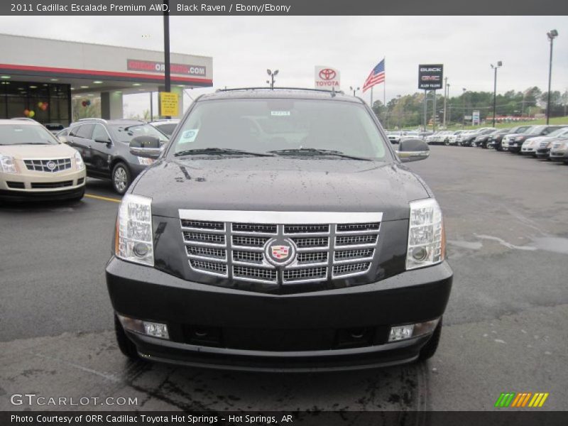 Black Raven / Ebony/Ebony 2011 Cadillac Escalade Premium AWD