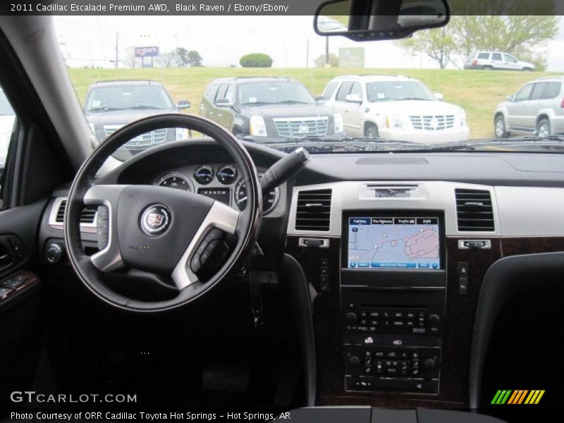 Black Raven / Ebony/Ebony 2011 Cadillac Escalade Premium AWD
