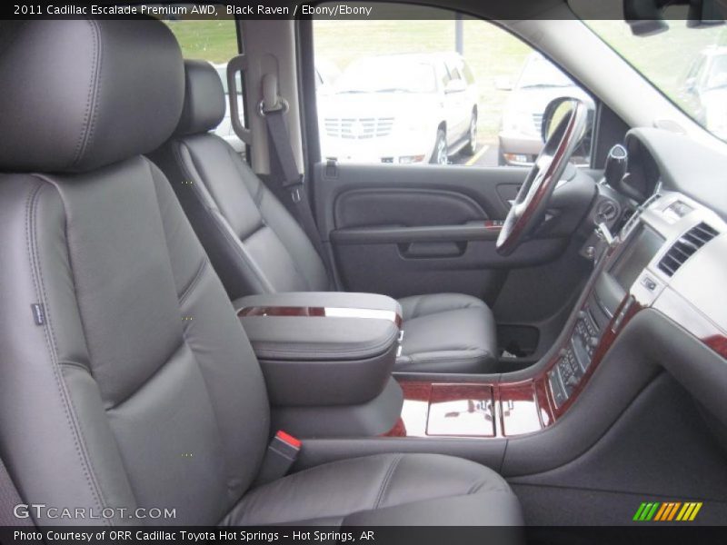 Black Raven / Ebony/Ebony 2011 Cadillac Escalade Premium AWD