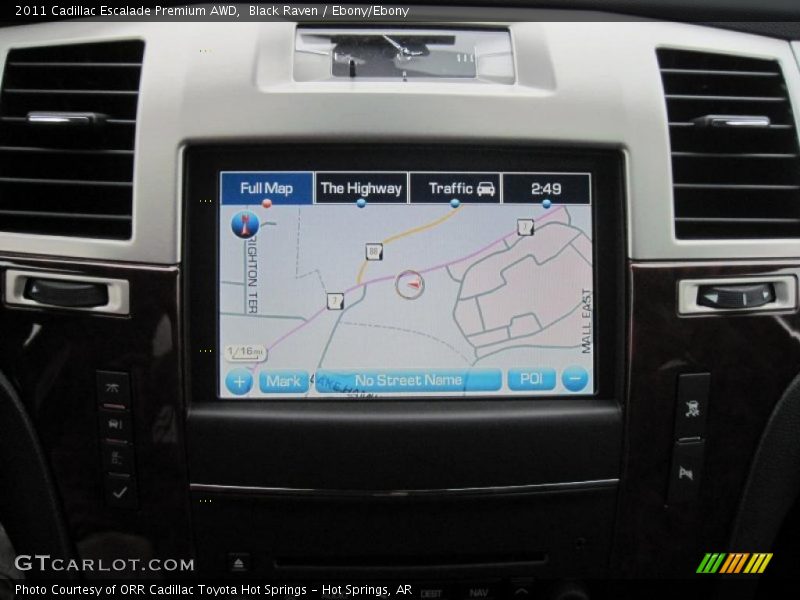 Navigation of 2011 Escalade Premium AWD