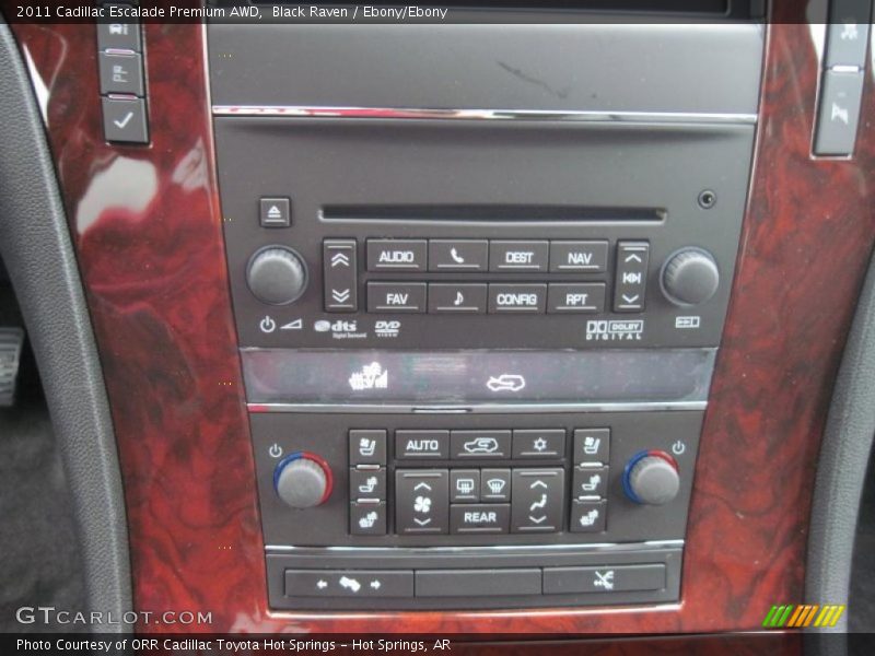 Controls of 2011 Escalade Premium AWD