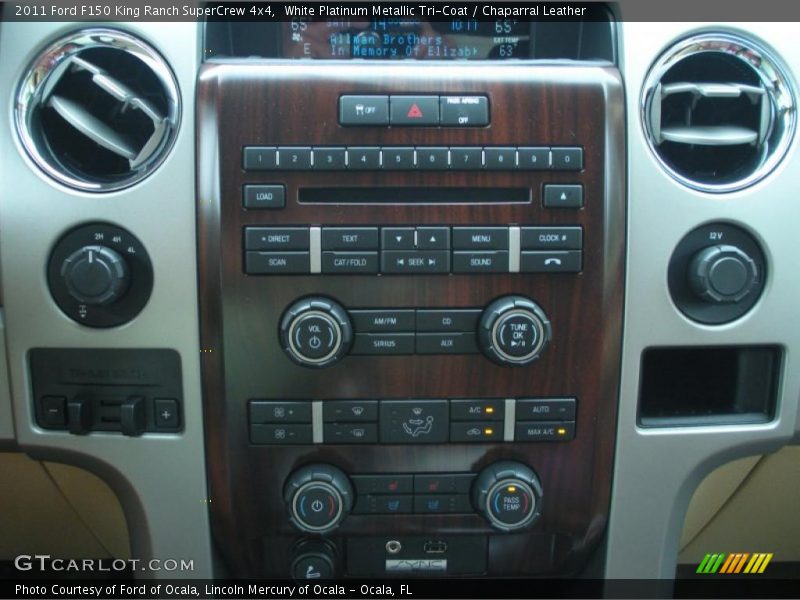 Controls of 2011 F150 King Ranch SuperCrew 4x4