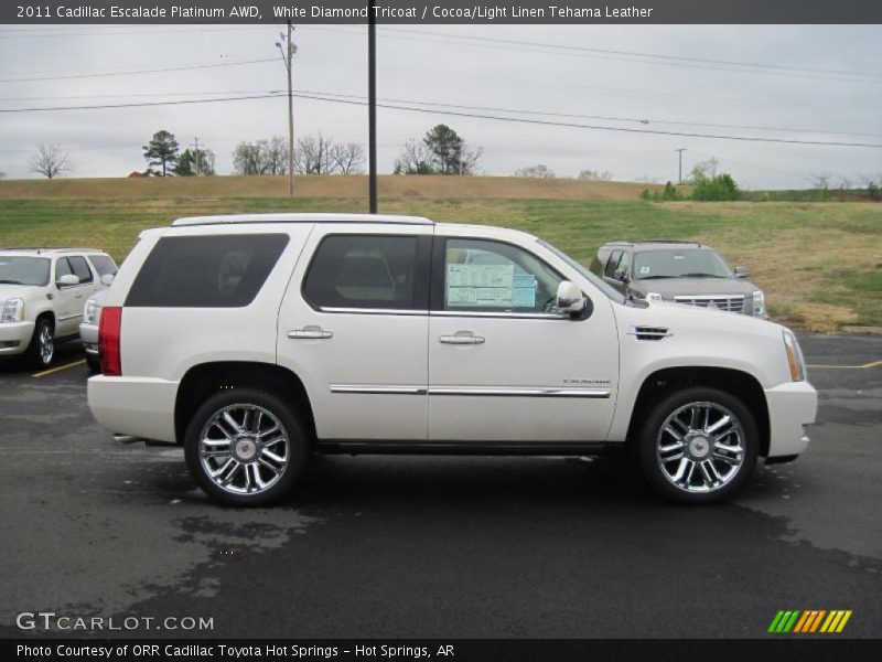  2011 Escalade Platinum AWD White Diamond Tricoat