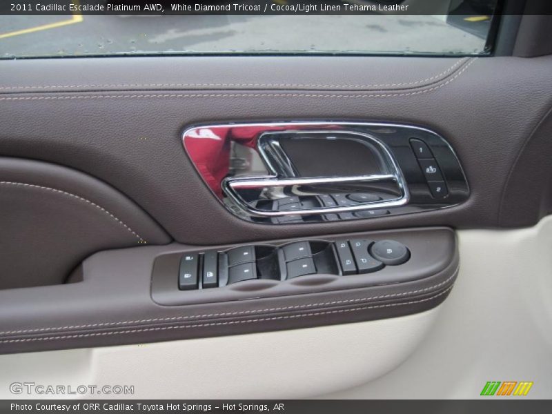 Controls of 2011 Escalade Platinum AWD