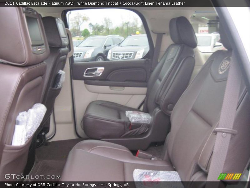  2011 Escalade Platinum AWD Cocoa/Light Linen Tehama Leather Interior