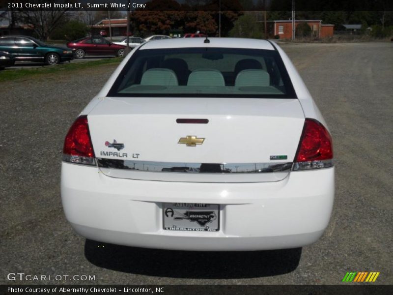 Summit White / Gray 2011 Chevrolet Impala LT