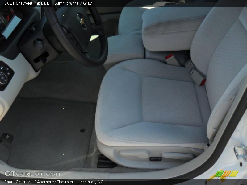 Summit White / Gray 2011 Chevrolet Impala LT