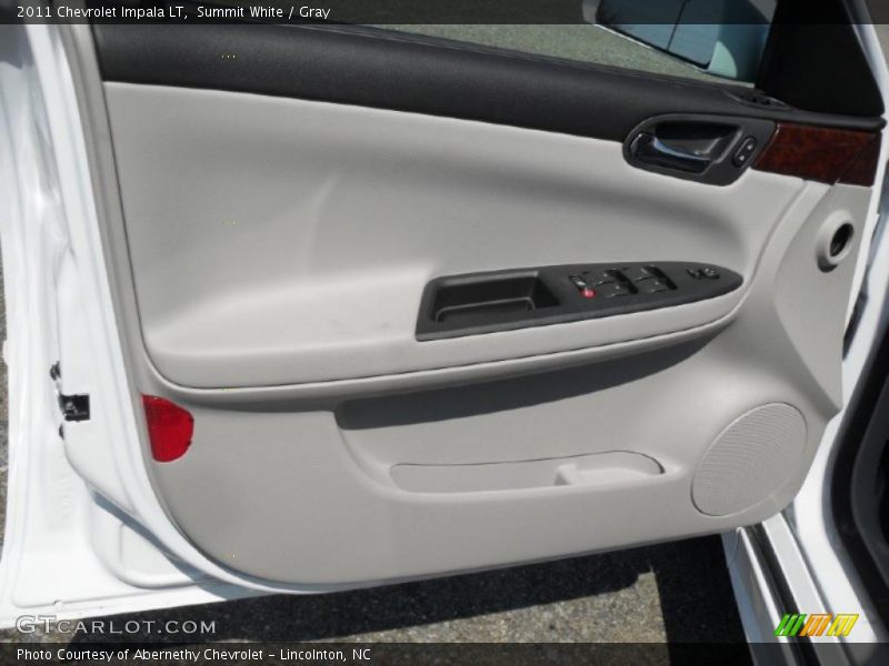 Summit White / Gray 2011 Chevrolet Impala LT