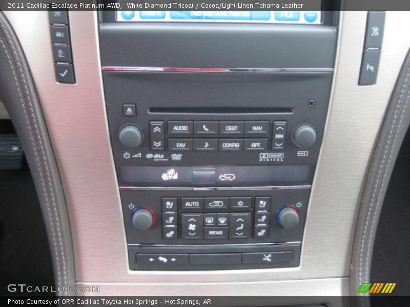 Controls of 2011 Escalade Platinum AWD