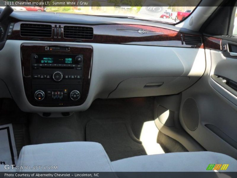 Summit White / Gray 2011 Chevrolet Impala LT