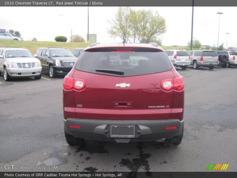 Red Jewel Tintcoat / Ebony 2010 Chevrolet Traverse LT