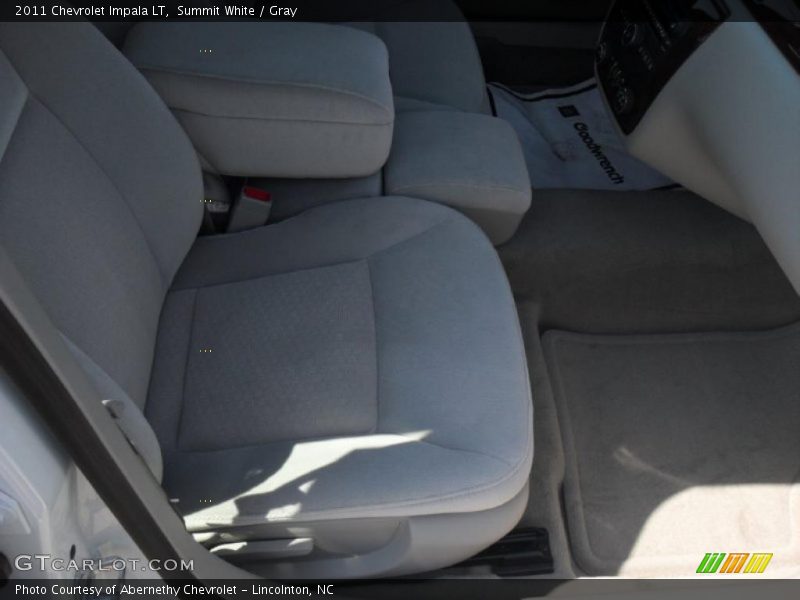 Summit White / Gray 2011 Chevrolet Impala LT