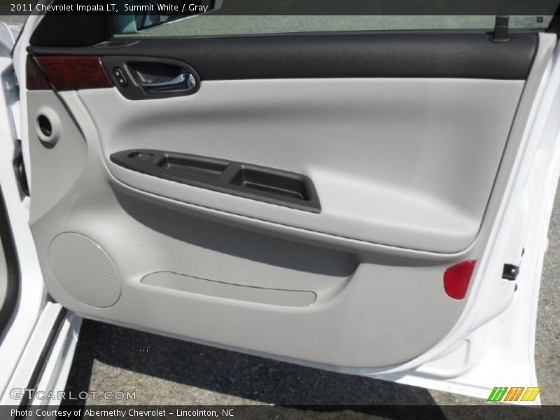 Summit White / Gray 2011 Chevrolet Impala LT