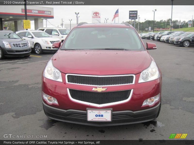 Red Jewel Tintcoat / Ebony 2010 Chevrolet Traverse LT