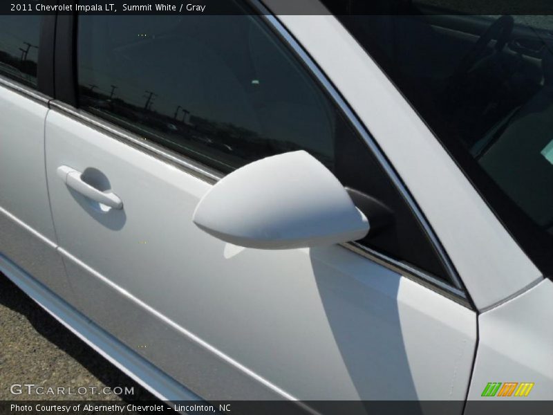 Summit White / Gray 2011 Chevrolet Impala LT