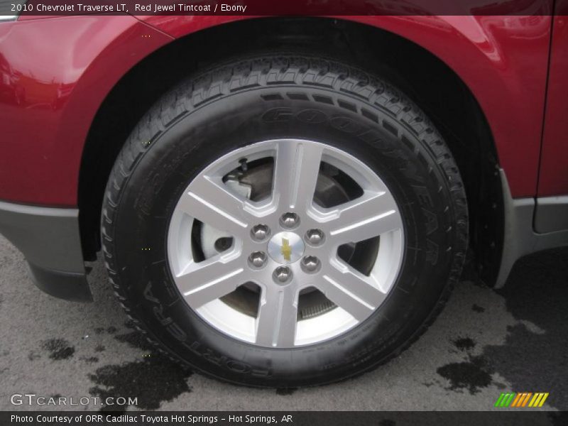 Red Jewel Tintcoat / Ebony 2010 Chevrolet Traverse LT