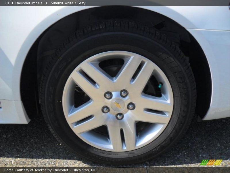 Summit White / Gray 2011 Chevrolet Impala LT
