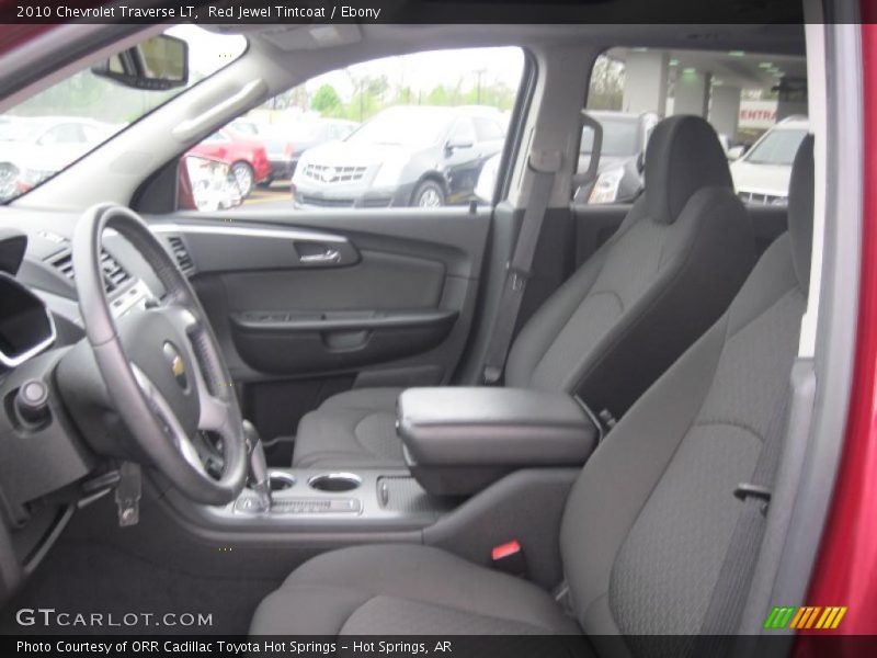Red Jewel Tintcoat / Ebony 2010 Chevrolet Traverse LT