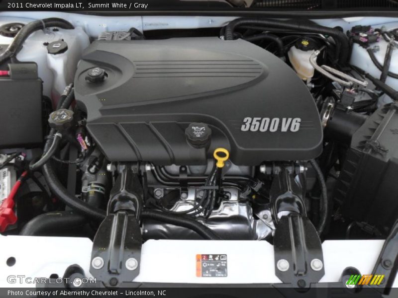 Summit White / Gray 2011 Chevrolet Impala LT