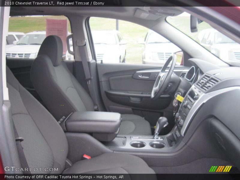 Red Jewel Tintcoat / Ebony 2010 Chevrolet Traverse LT