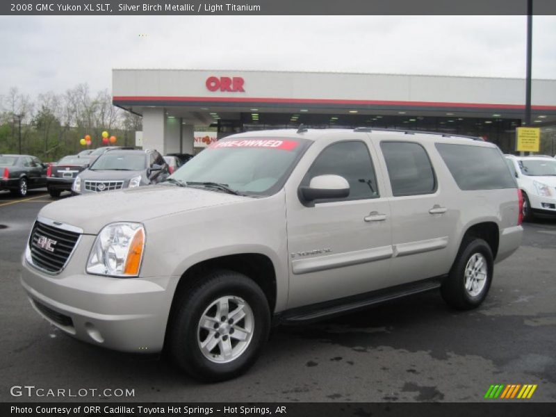 Silver Birch Metallic / Light Titanium 2008 GMC Yukon XL SLT