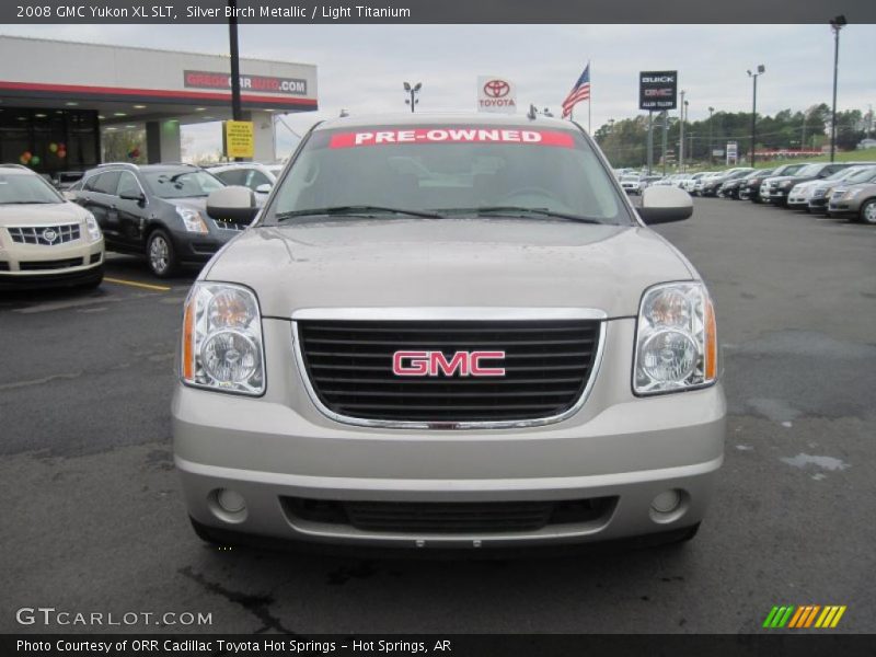 Silver Birch Metallic / Light Titanium 2008 GMC Yukon XL SLT