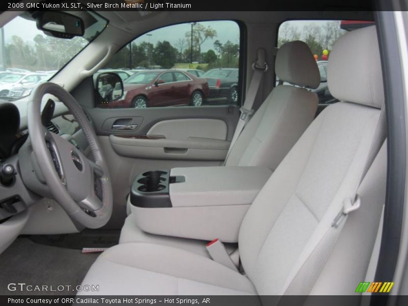 2008 Yukon XL SLT Light Titanium Interior