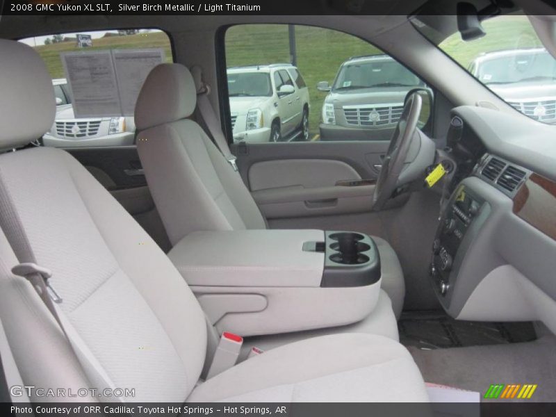  2008 Yukon XL SLT Light Titanium Interior