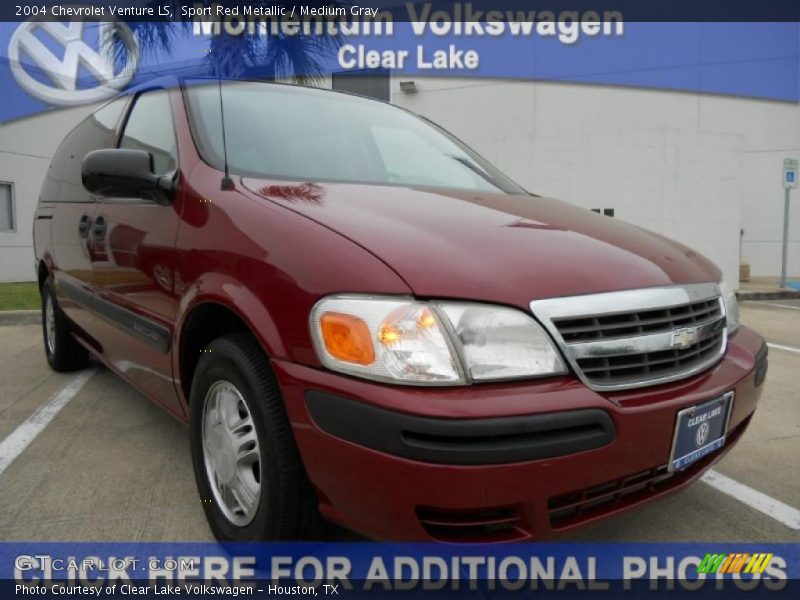 Sport Red Metallic / Medium Gray 2004 Chevrolet Venture LS