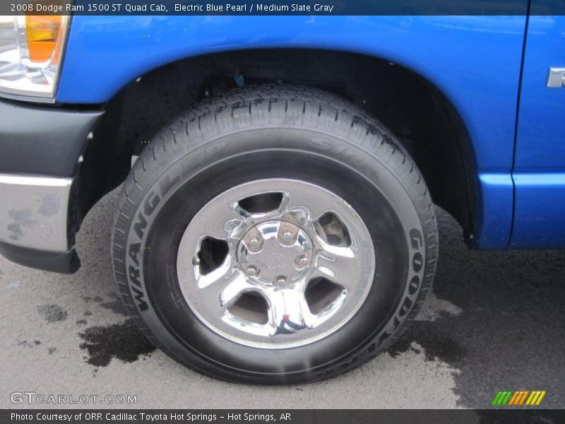 Electric Blue Pearl / Medium Slate Gray 2008 Dodge Ram 1500 ST Quad Cab