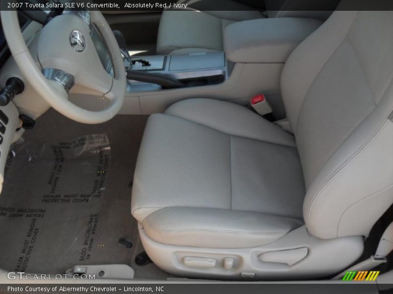Absolutely Red / Ivory 2007 Toyota Solara SLE V6 Convertible
