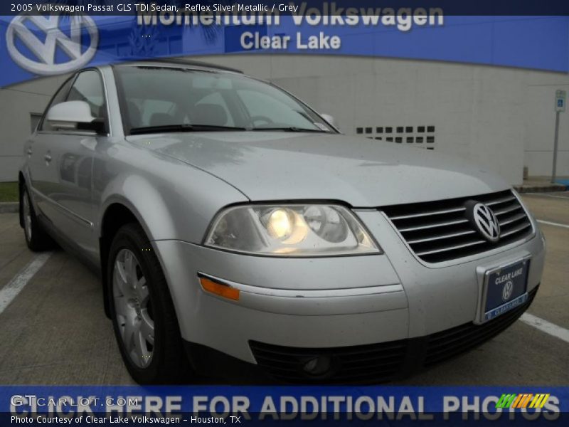 Reflex Silver Metallic / Grey 2005 Volkswagen Passat GLS TDI Sedan