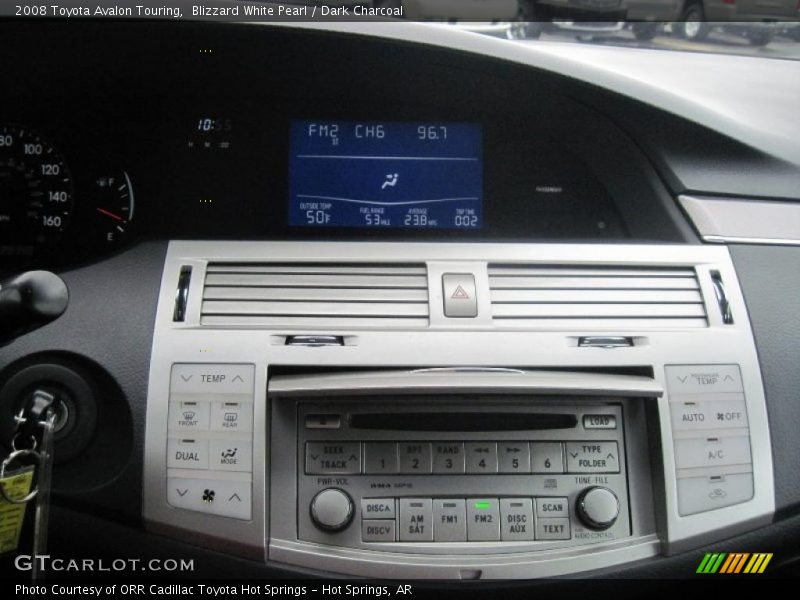 Blizzard White Pearl / Dark Charcoal 2008 Toyota Avalon Touring