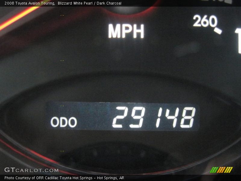 Blizzard White Pearl / Dark Charcoal 2008 Toyota Avalon Touring