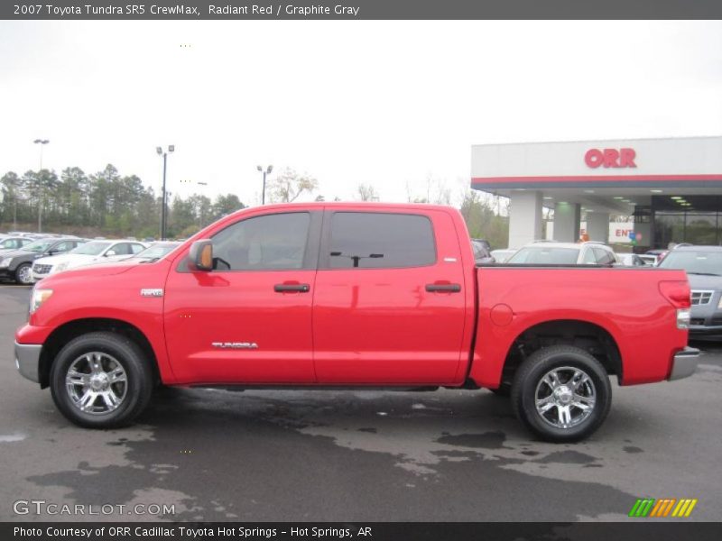 Radiant Red / Graphite Gray 2007 Toyota Tundra SR5 CrewMax