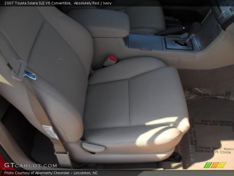 Absolutely Red / Ivory 2007 Toyota Solara SLE V6 Convertible