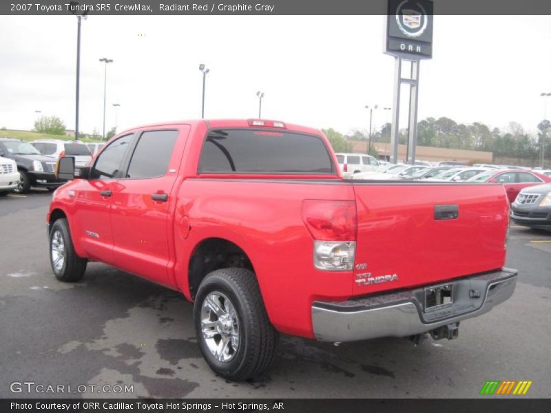 Radiant Red / Graphite Gray 2007 Toyota Tundra SR5 CrewMax
