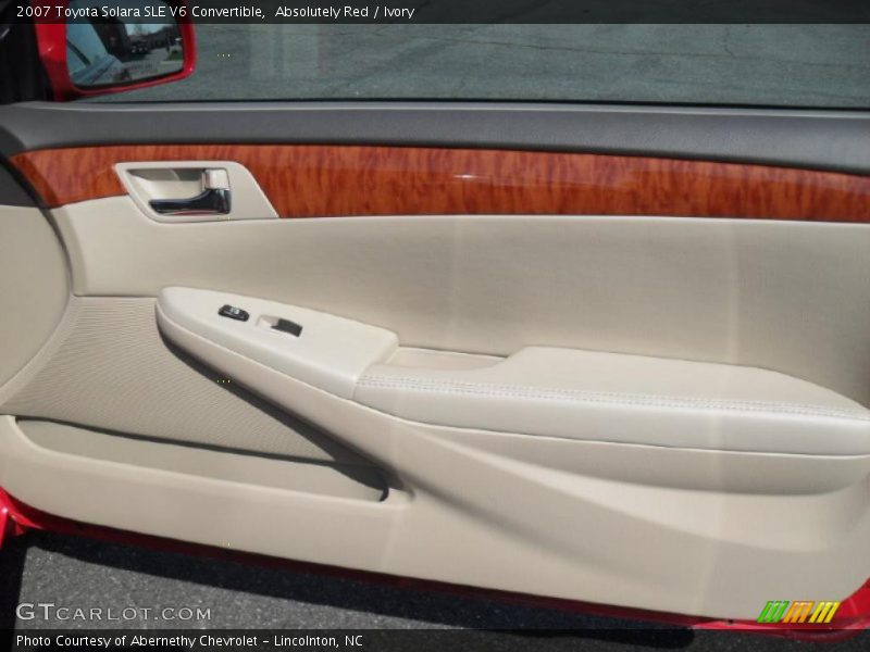 Absolutely Red / Ivory 2007 Toyota Solara SLE V6 Convertible